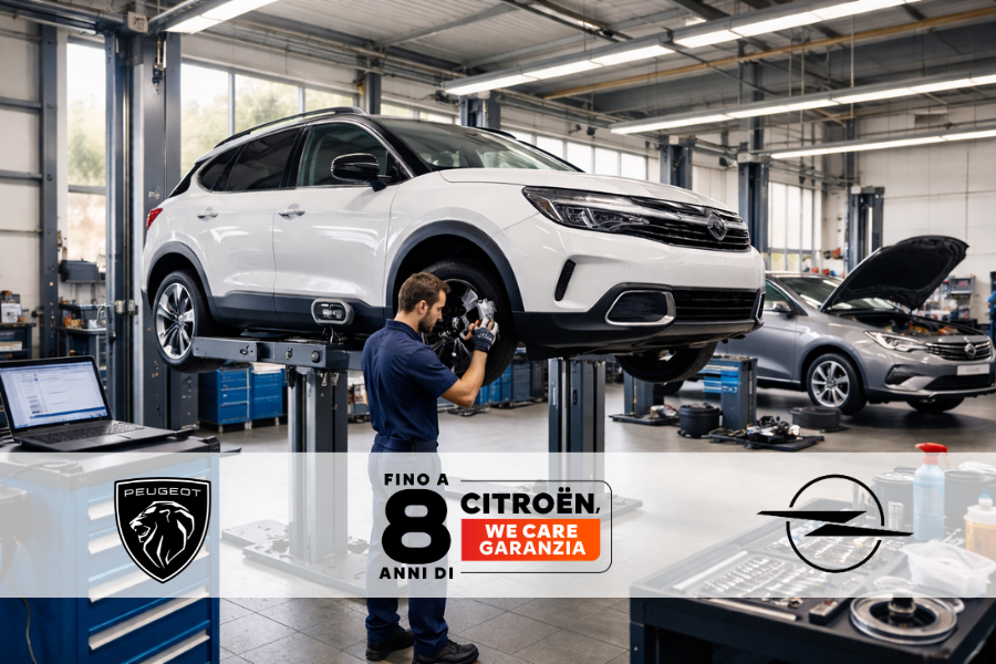 We Care e estensioni di garanzia Peugeot, Opel e Citroën
